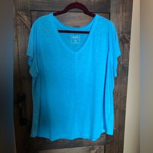 Textured knit T shirt by Candace Cameron Bure